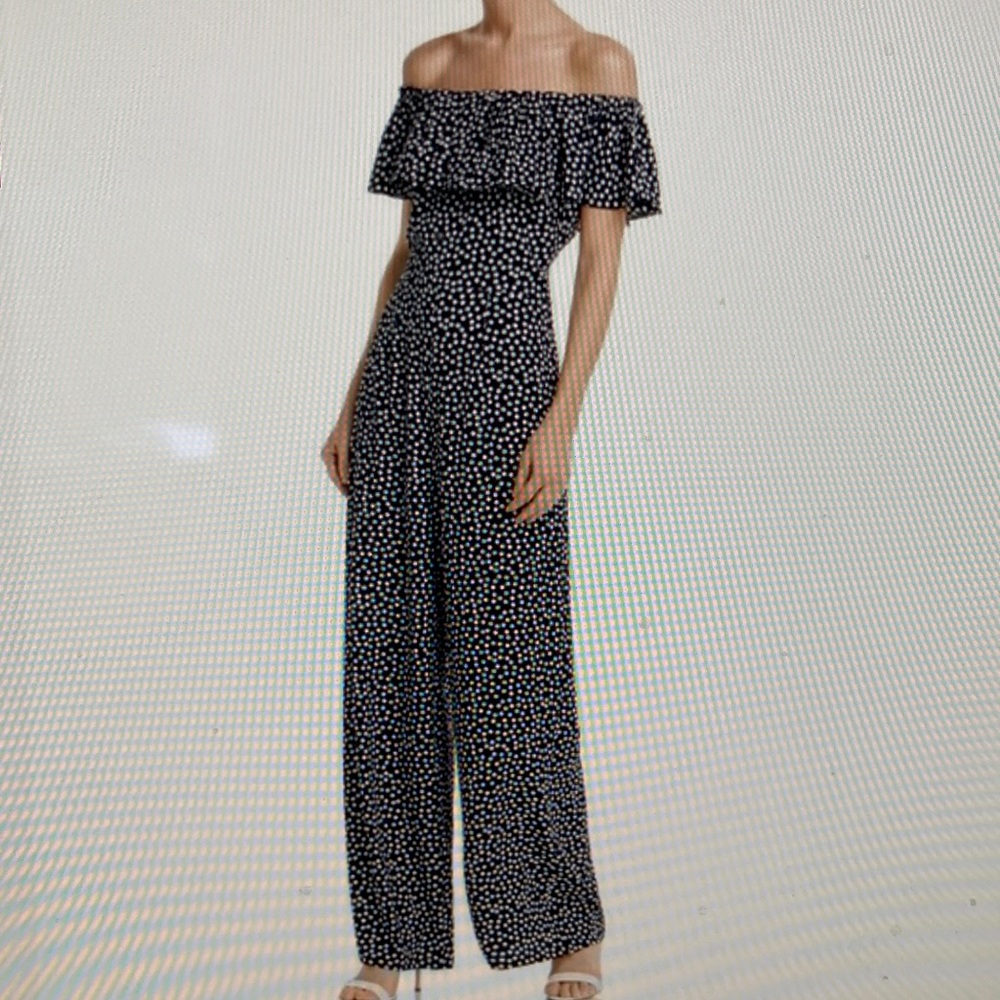 Betsy Johnson Polka Dot Jumpsuit NWT
